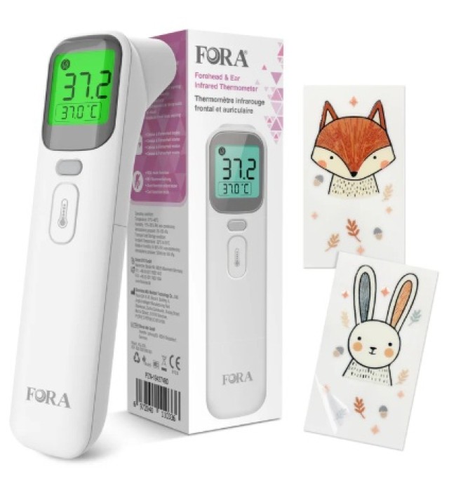 Fora Forehead & Ear Infrared Thermometer (Θερμόμετρο Αυτιού & Μετώπου με Υπέρυθρες)