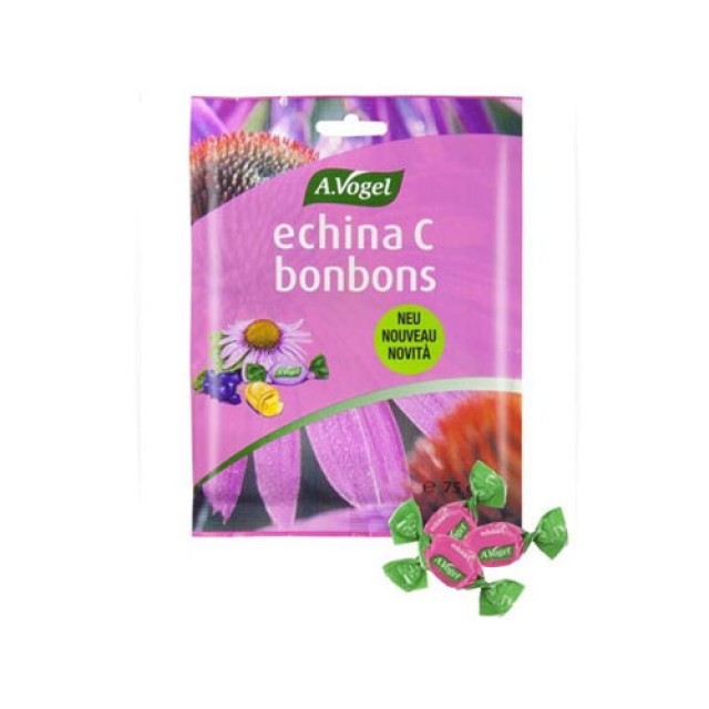 A.Vogel Echina C Bonbons 75gr (Γεμιστές Καραμέλες με Εχινάκια και Βιταμίνη C)