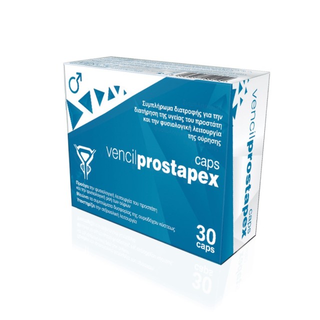 Vencil Prostapex 30caps (Συμπλήρωμα Διατροφής για τη Διατήρηση της Υγείας του Προστάτη)