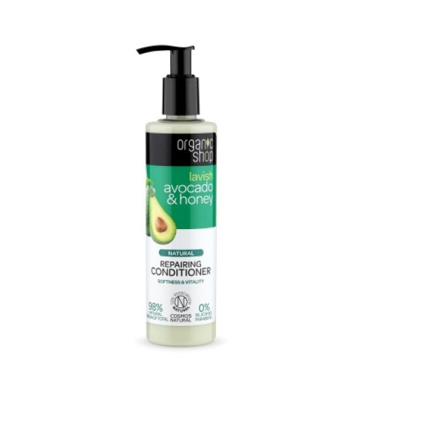 Natura Siberica Organic Shop Repairing Conditioner Organic Avocado & Honey 280ml