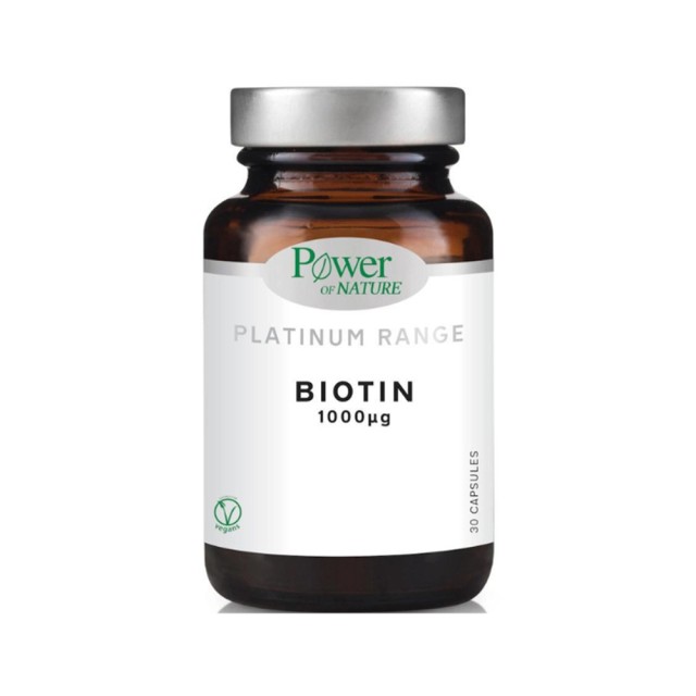 Power Health Platinum Biotin 1000μg 30caps (Συμπλήρωμα Διατροφής με Βιοτίνη)