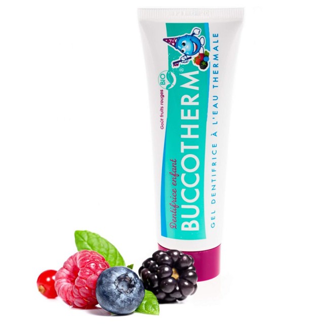 Buccotherm Vegan Kids Toothpaste 50ml (Παιδική Οδοντόκρεμα με Γεύση Κόκκινα Φρούτα για 3+ Ετών)