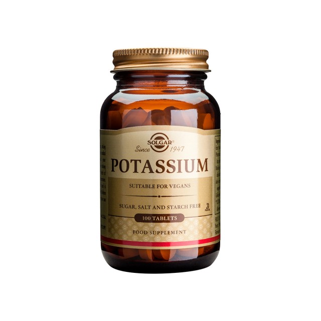 Solgar Potassium Gluconate 99mg 100tabs (Κάλιο)