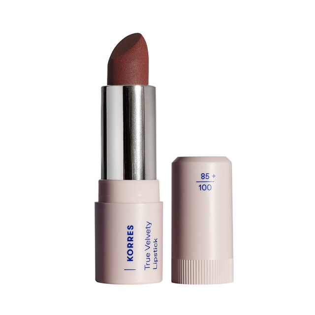 Korres True Velvety Lipstick 57 Terra Red 3gr (Ματ Κραγιόν - Σκούρο Κόκκινο)