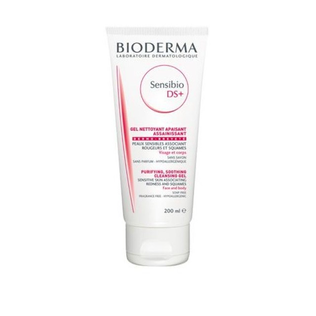 Bioderma Sensibio DS Gel Moussant 200ml (Τζελ Καθαρισμού Προσώπου για Λιπαρές Επιδερμίδες) 