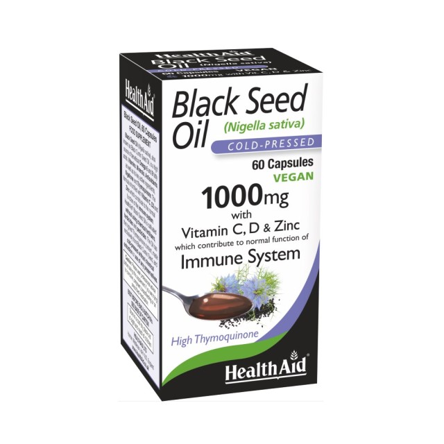 Health Aid Black Seed Oil 1000mg 60caps