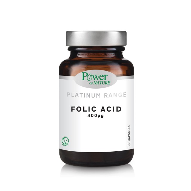 Power Health Platinum Folic Acid 400μg 30caps (Συμπλήρωμα Διατροφής με Φολικό Οξύ)
