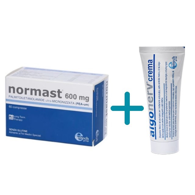 Normast 600mg 60caps & Algonerv Cream 75ml (Συμπλήρωμα Διατροφής για Νευροφλεγμονώδεις Διαταραχές & Κρέμα για τη Συμπωματική Θεραπεία της Δερμοεπιδερμικής Νευραλγίας)