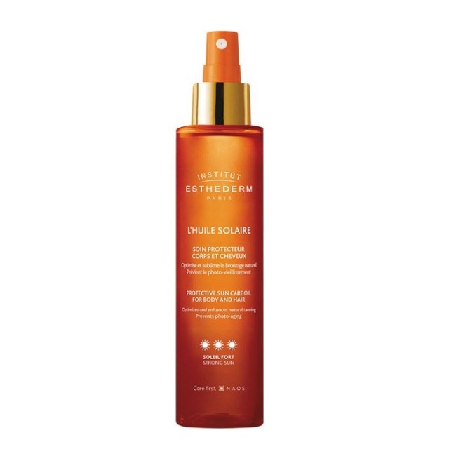 Institut Esthederm Protective Sun Care Oil for Body & Hair 150ml (Ξηρό Αντηλιακό Λάδι για Σώμα & Μαλλιά)
