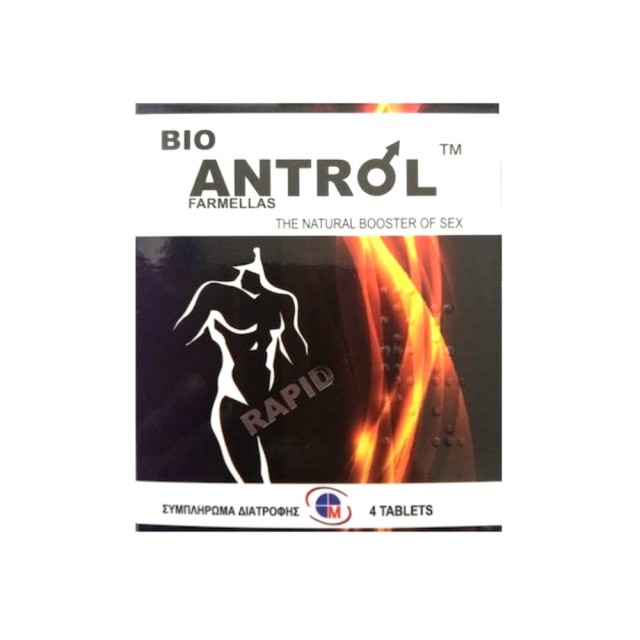 Farmellas Bio Antrol 4tabs (Συμπλήρωμα Διατροφής για Σεξουαλική Τόνωση 4τεμ)