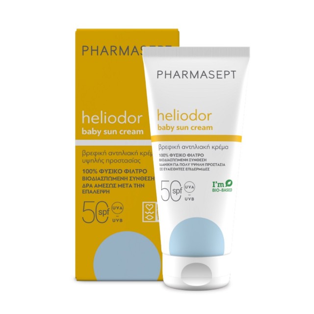 Pharmasept Heliodor Baby Sun Cream SPF50 100ml (Βρεφική Αντηλιακή Κρέμα Υψηλής Προστασίας)
