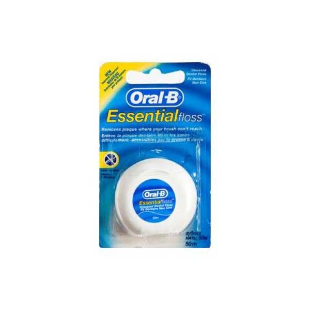 Oral B Dental Floss Unwaxed 50m