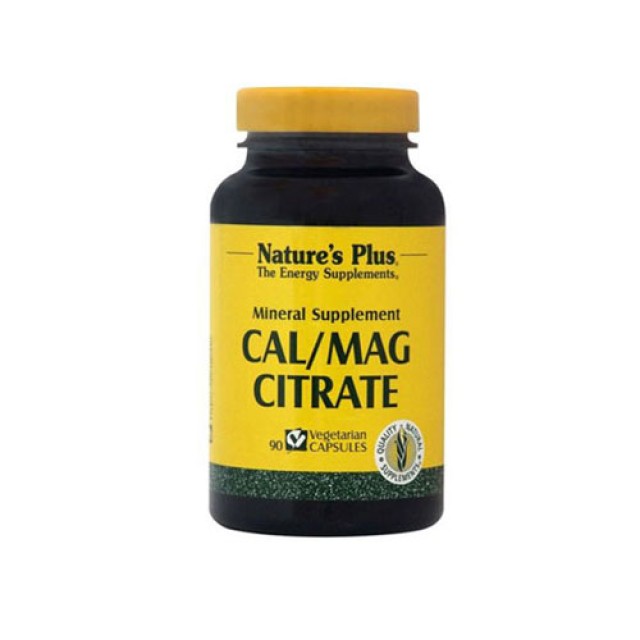 Natures Plus Cal Mag Citrate 90cap (Οστεοπόρωση)