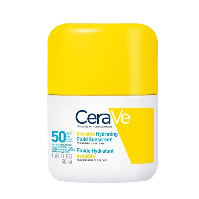 Cerave Invisible Hydrating Fluid Sunscreen SPF50+​ 50ml