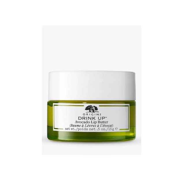 Origins Drink Up Avocado Lip Butter 15gr (Βούτυρο Θρέψης για τα Χείλη με Αβοκάντο)