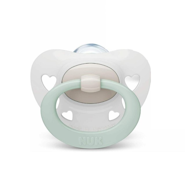 Nuk Signature Silicone Pacifier 0-6m (Πιπίλα Σιλικόνης 0-6m)