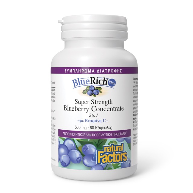Natural Factors Bluerich Plus 60caps