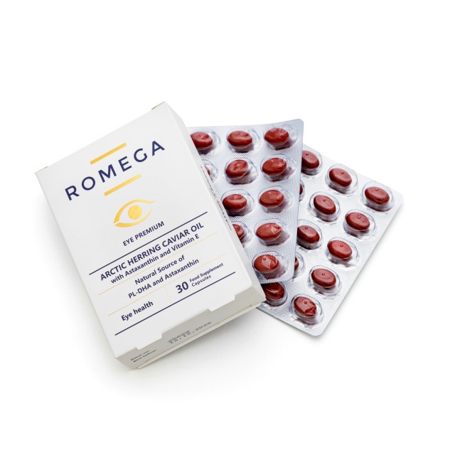 Romega Eye Premium Arctic Herring Caviar Oil 30caps