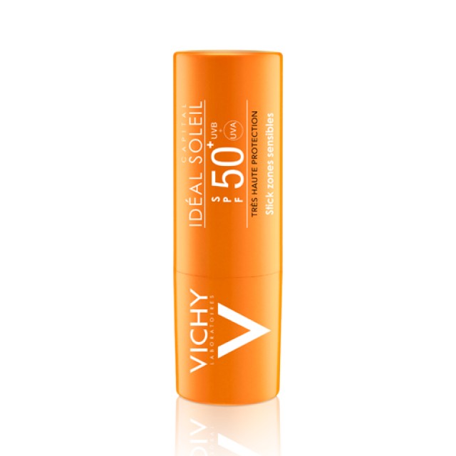 Vichy Ideal Soleil Stick SPF50+ 9gr (Αντηλιακό Στικ για τις Ευαίσθητες Ζώνες)