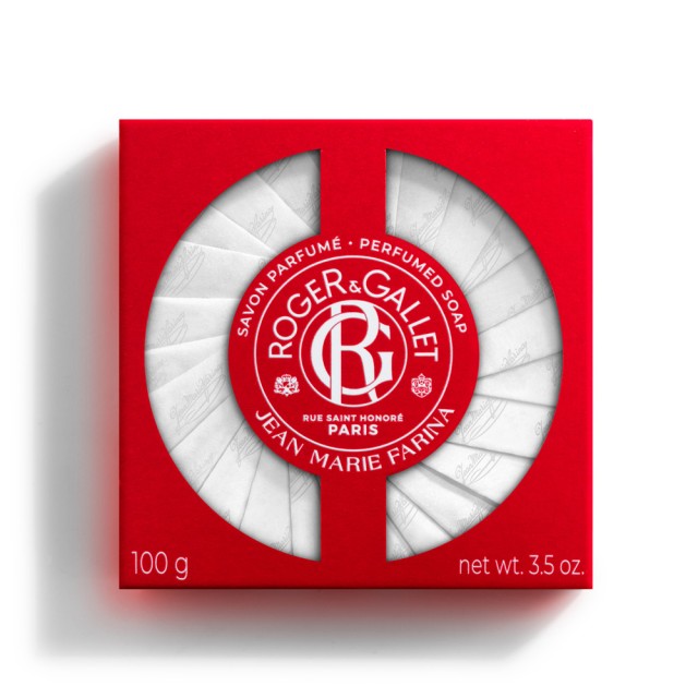 Roger & Gallet Jean Marie Farina Soap 100gr (Αρωματικό Σαπούνι με Νότες από Λεμόνι, Πορτοκάλι, Petit Grain, Λεβάντα & Δενδρολίβανο)