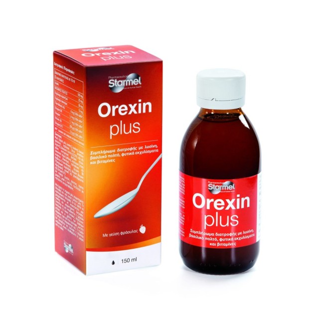 Starmel Orexin Plus 150ml (Συμπλήρωμα Διατροφής για Αύξηση της Όρεξης για Ενήλικες & Παιδιά)