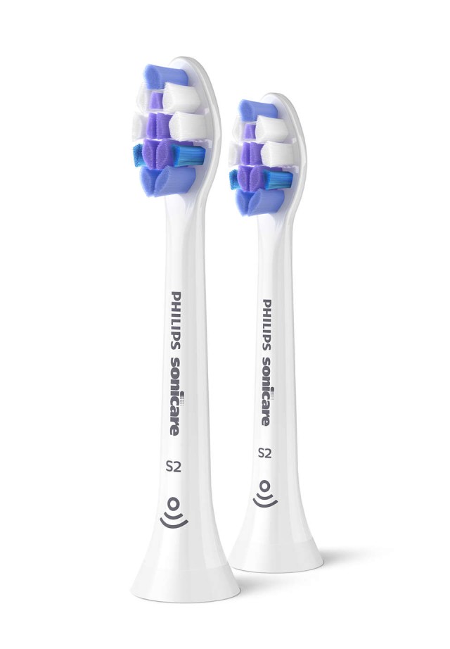 Philips Sonicare S2 Sensitive HX6052/10 2τεμ (Ανταλλακτικές Κεφαλές Ηλεκτρικής Οδοντόβουρτσας για Ευαίσθητα Δόντια & Ούλα)