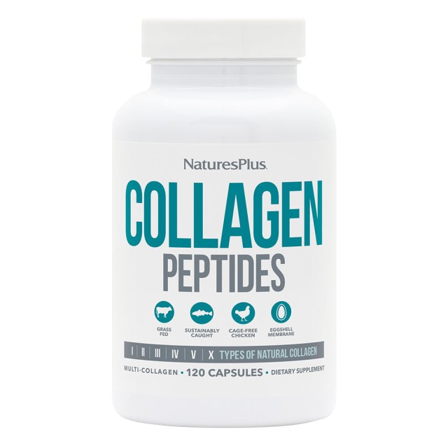 Natures Plus Collagen Peptides 120caps (Πεπτίδια Κολλαγόνου)