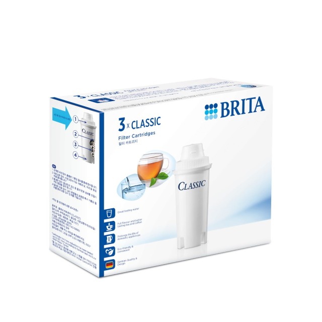 Brita Classic Filter Cartidges 3pcs