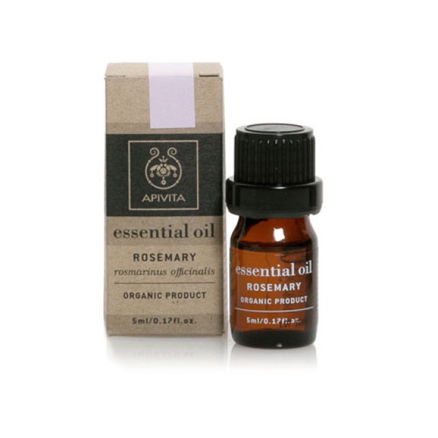 Apivita Essential Oil Rosemary 5ml (Αιθέριο Έλαιο Δενδρολίβανο)