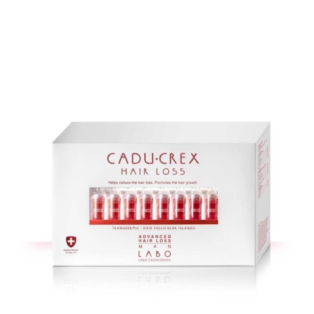 Labo Caducrex Advanced Man 40 αμπούλες (Ειδική Σύνθεση για Άνδρες με Έντονη Τριχόπτωση)