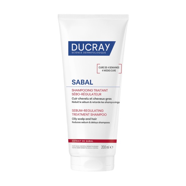 Ducray Sabal Sebum Regulating Treatment Shampoo 200ml