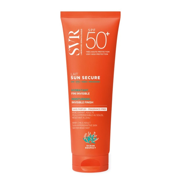 SVR Sun Secure Invisible Hydrating Milk SPF50+ 250ml (Λεπτόρευστο Αντηλιακό Γαλάκτωμα για Πρόσωπο & Σώμα)