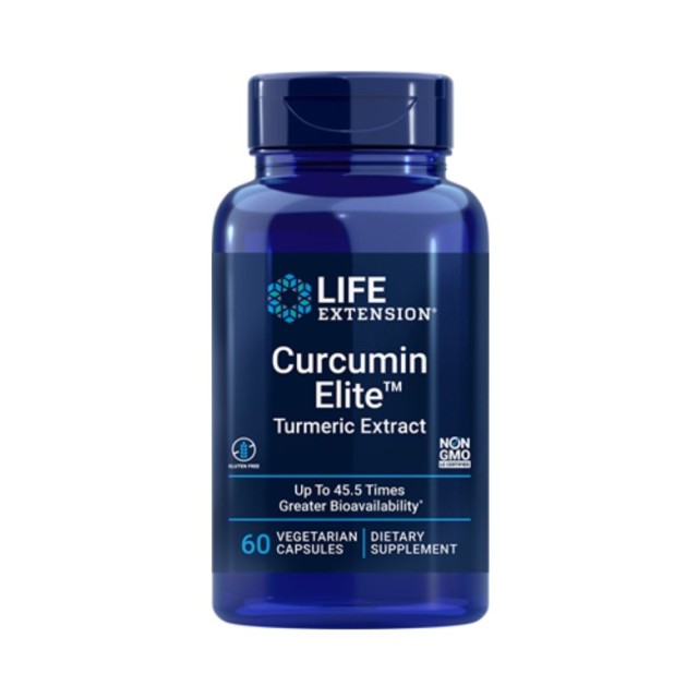 Life Extension Curcumin Elite Turmeric Extract 60 veg caps (Φυτικό Αντιφλεγμονώδες)