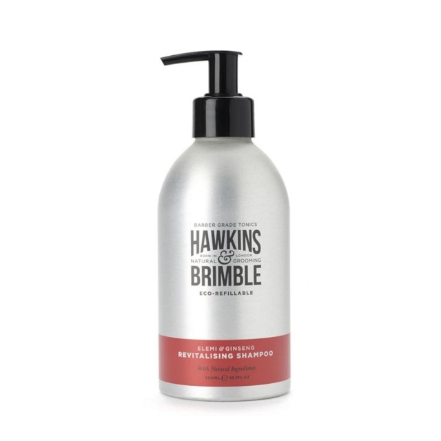 Hawkins & Brimble Revitalising Shampoo Eco Refillable 300ml (Ανδρικό Σαμπουάν Μαλλιών)