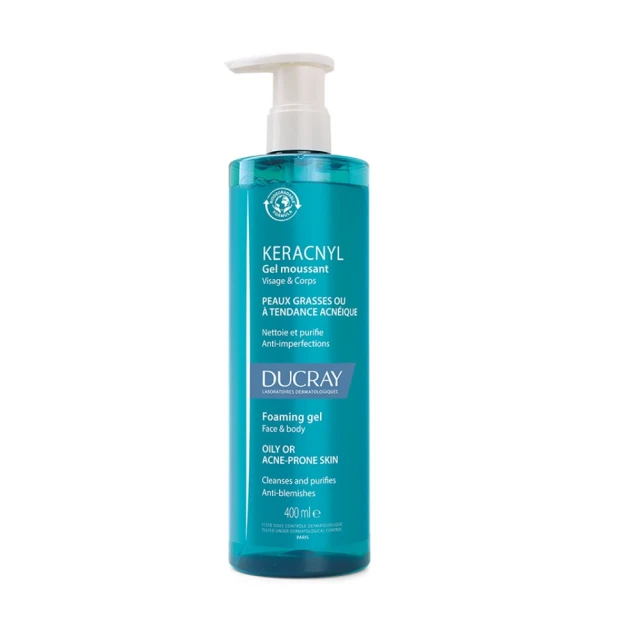 Ducray Keracnyl Foaming Gel 400ml | familypharmacy.gr