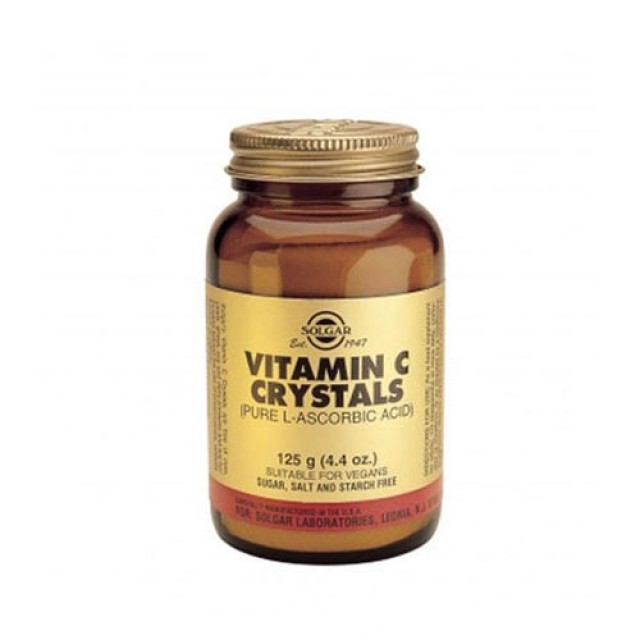 Solgar Vitamin C Crystals 125gr (Βιταμίνη C - Ανοσοποιητικό σύστημα)