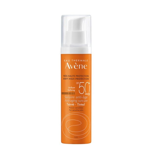 Avene Sun Care Anti-Age Tinted Cream SPF50+ 50ml (Αντιηλιακή Αντιγηραντική Κρέμα Προσώπου με Χρώμα)