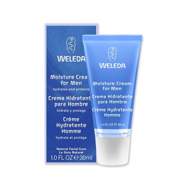 Weleda Ανδρική Κρέμα Ενυδάτωσης 30ml (Απαλή Σύνθεση για βελούδινο Δέρμα μετά το Ξύρισμα)