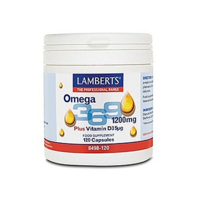 Lamberts Omega 3 6 9 120caps (Ω3 Λιπαρά Οξέα)
