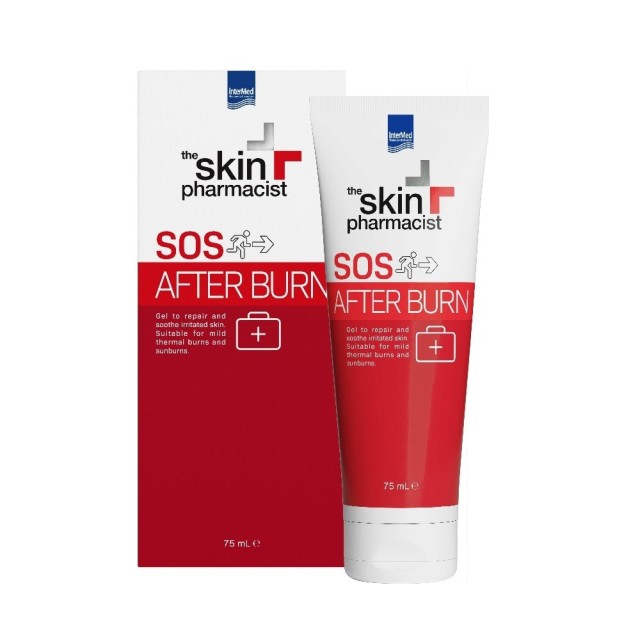 The Skin Pharmacist SOS After Burn Gel 75ml (Γέλη που Επανορθώνει & Καταπραΰνει το Ερεθισμένο Δέρμα)