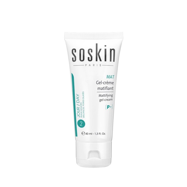 Soskin Mattifying Gel Cream 40ml (Κρέμα Τζελ Προσώπου για Ματ Αποτέλεσμα)