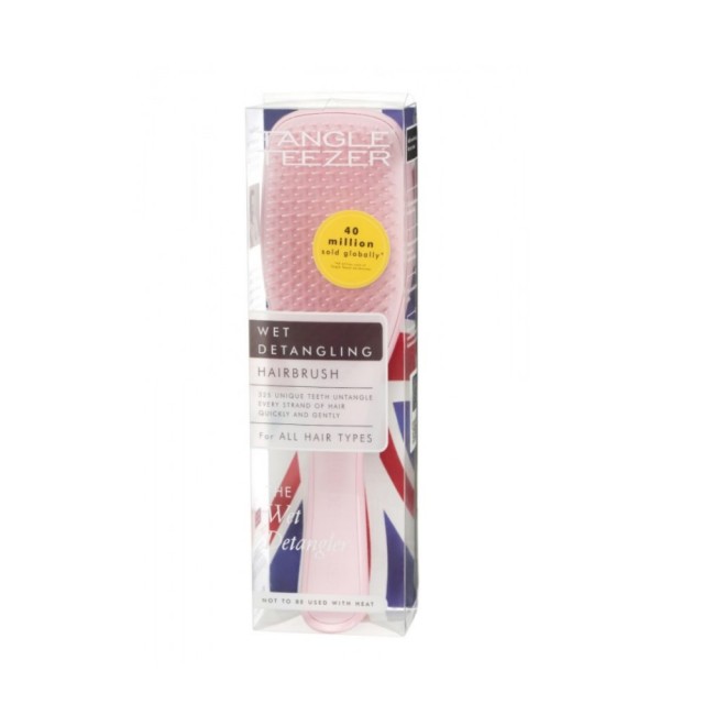 Tangle Teezer The Wet Detangler Hairbrush Pink (Βούρτσα για Βρεγμένα Μαλλιά Ροζ)