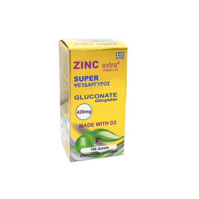 Medichrom Zinc Extra Gluconate 420mg 100tabs