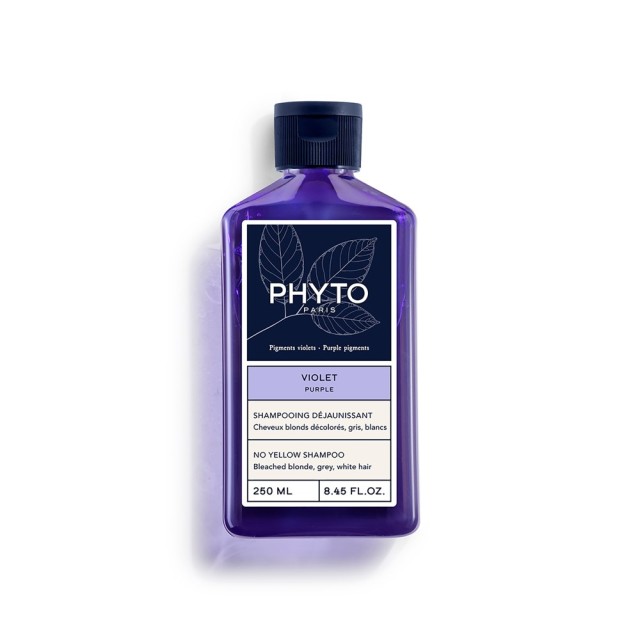 Phyto Violet No Yellow Shampoo 250ml (Σαμπουάν Κατά των Κίτρινων Τόνων)