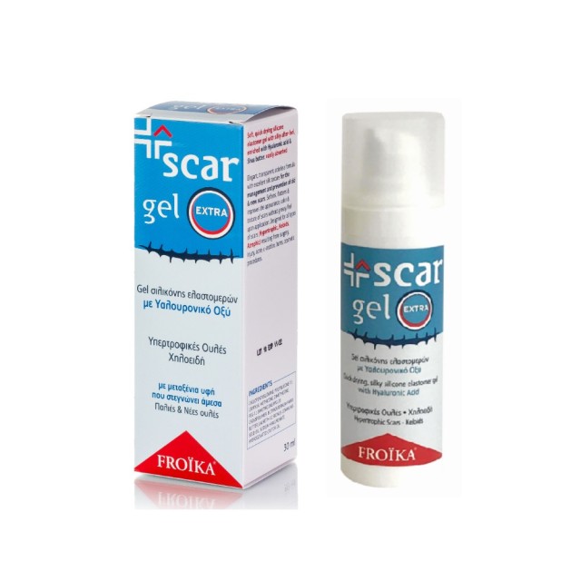 Froika Scar Gel Extra 15ml (Τζελ Σιλικόνης με Υαλουρονικό Οξύ για τις Ουλές)