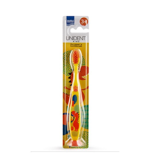 Unident Kids Children’s Toothbrush Yellow (Παιδική Οδοντόβουρτσα για 3+ Ετών - Κίτρινη)