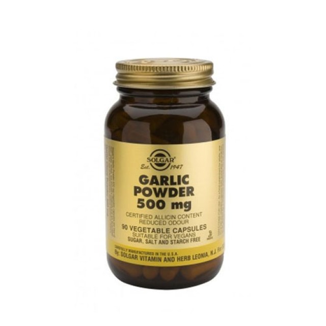 Solgar Garlic Powder 500mg 90 Vegetarian Caps