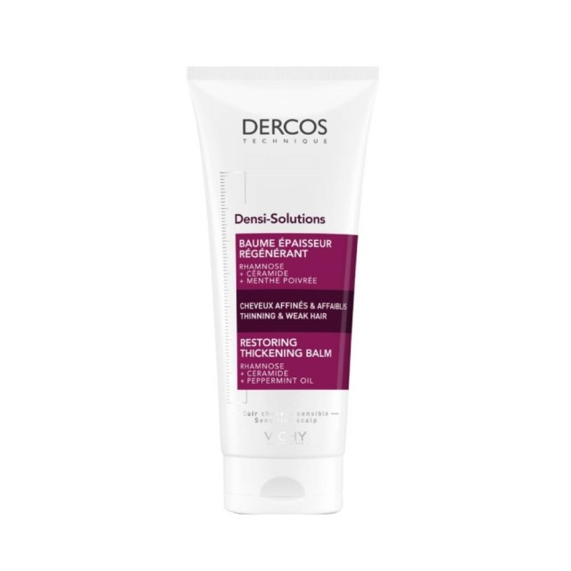 Vichy Dercos Densi-Solutions Restoring Thickening Balm 200ml (Κρέμα Μαλλιών για Πύκνωση) 