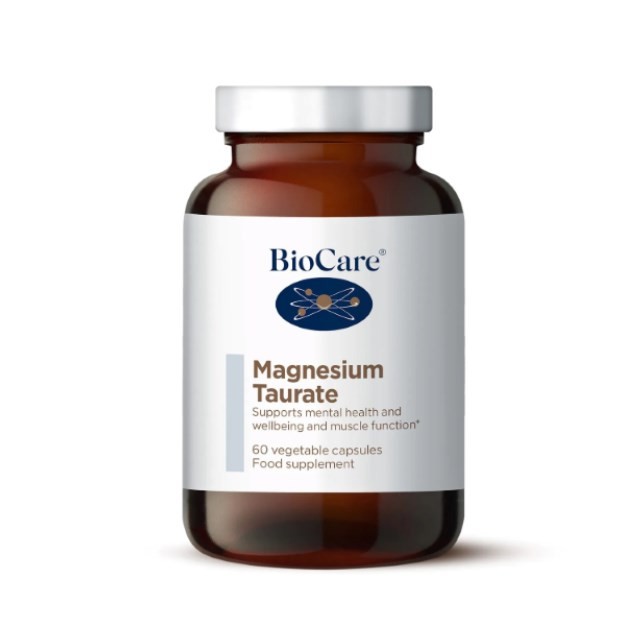 BioCare Magnesium Taurate 60caps (Συμπλήρωμα Διατροφής Ταυρικού Μαγνησίου)