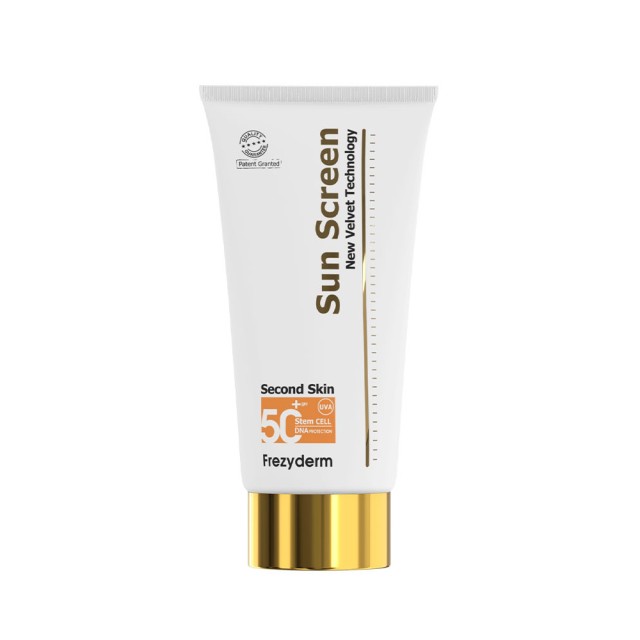 Frezyderm Sunscreen Second Skin Velvet SPF50+ Body 125ml (Αντηλιακή Κρέμα Σώματος)